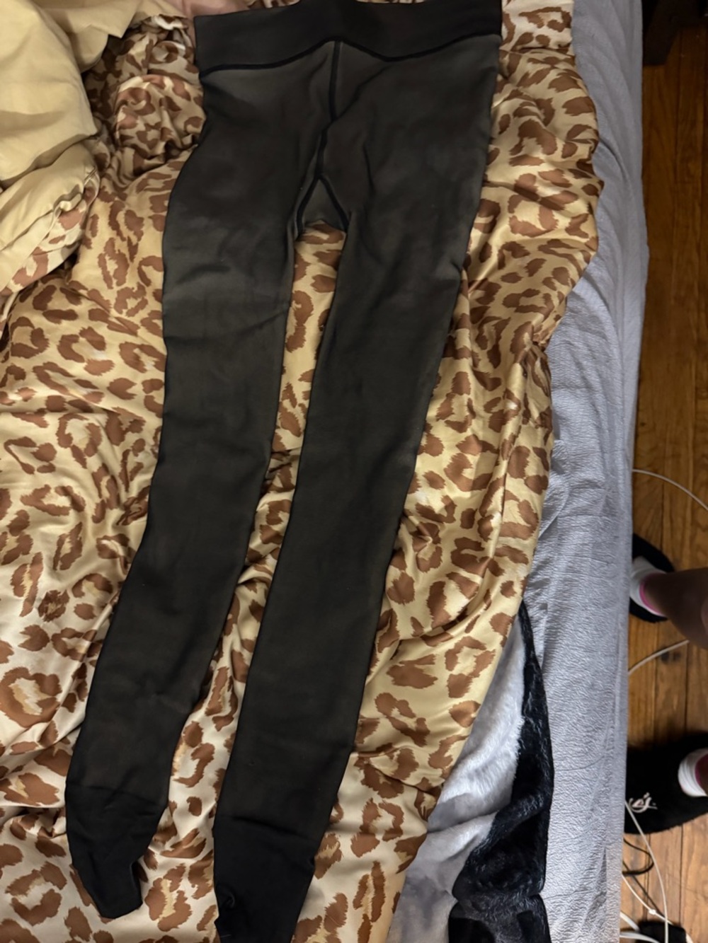 Black Fleece Tights